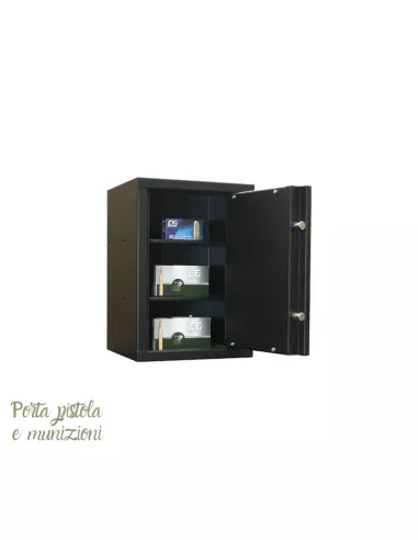 CASSAFORTE porta pistole e munizioni  DELTA 2 aperta